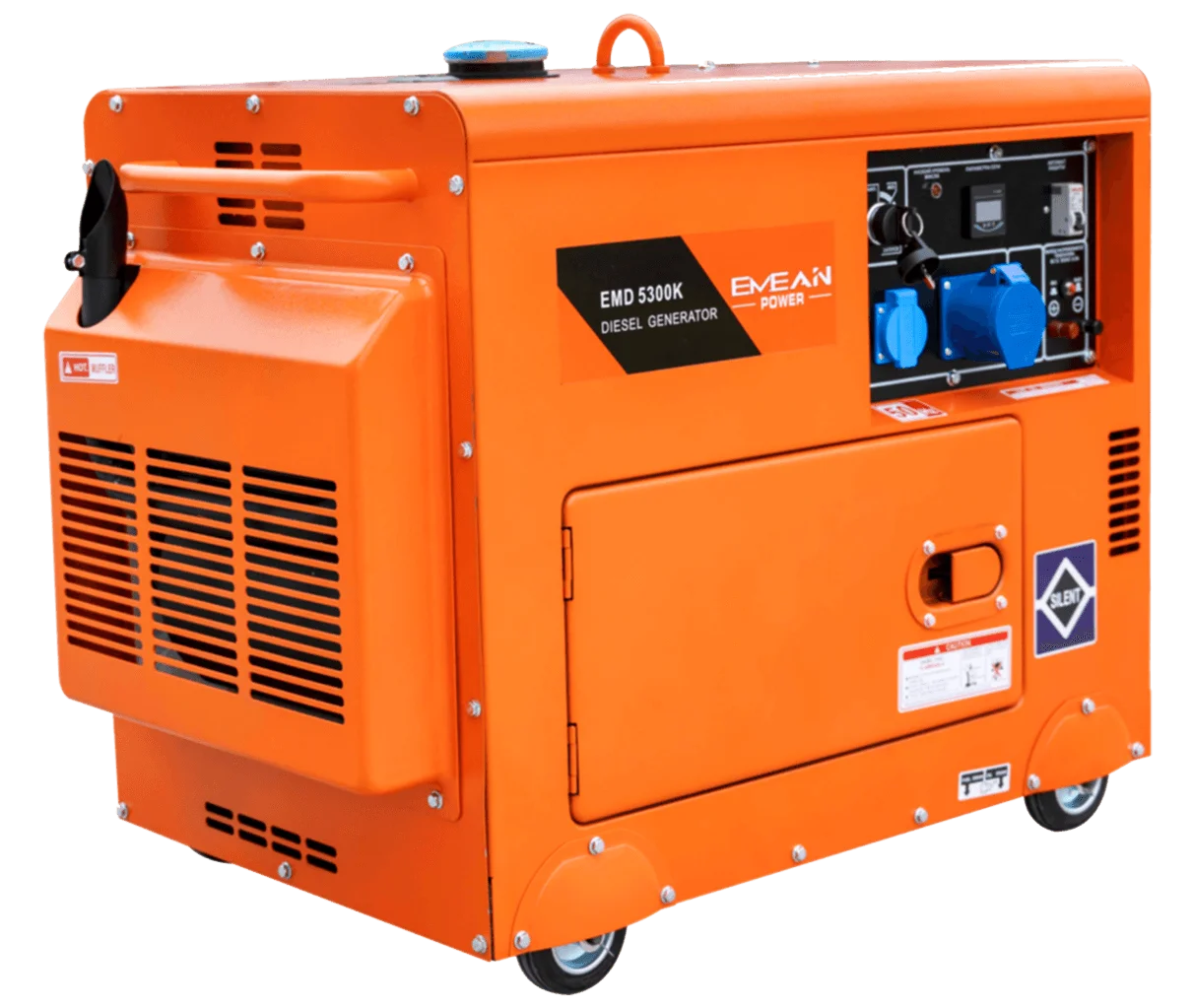 5 kVA leiser Dieselgenerator &ndash; luftgek&uuml;hlt | EMEAN