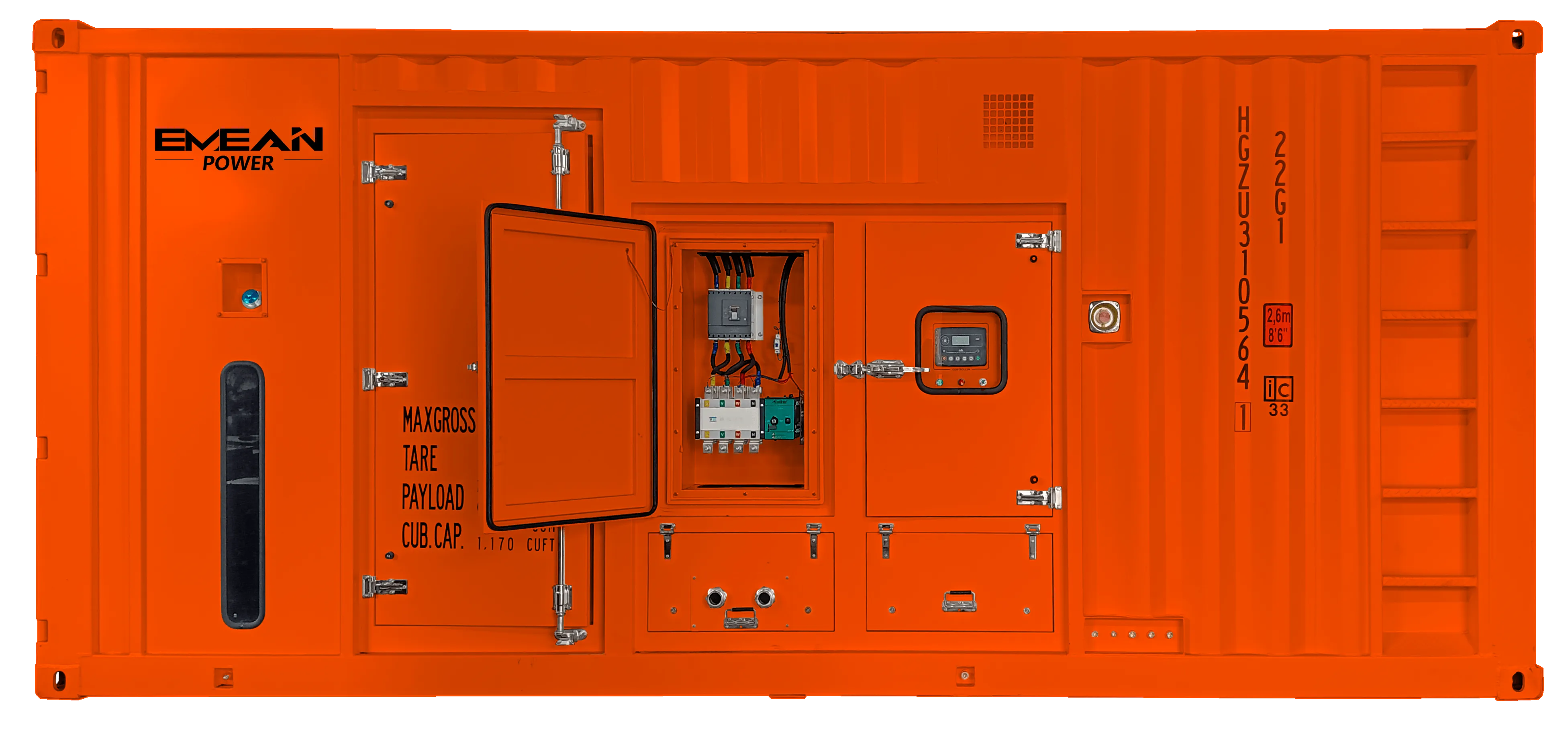 1625 KVA/1300 KW Container-Generator mit WEICHAI-Motor