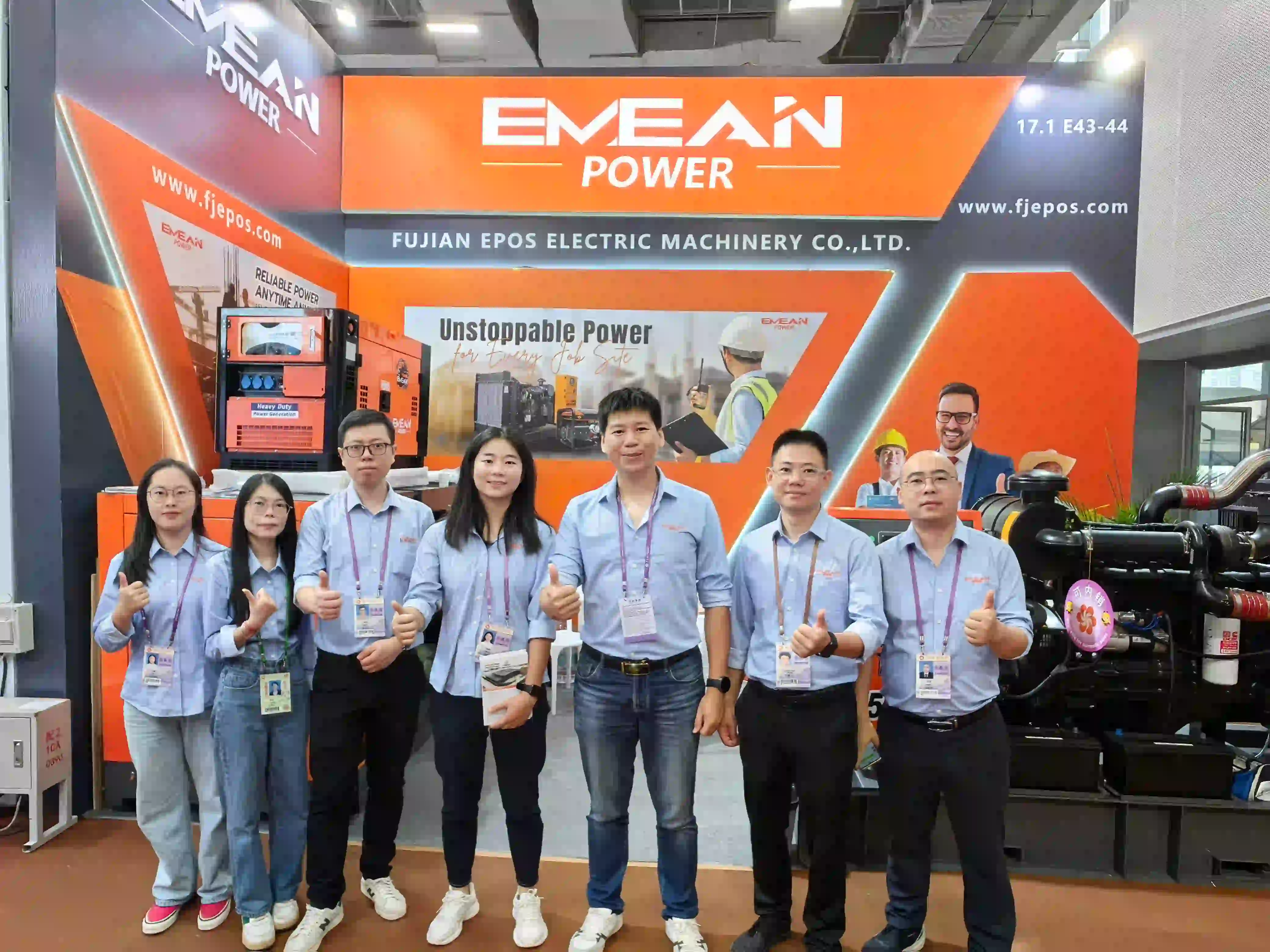 EMEAN POWER glänzte auf der 136. Canton Fair mit innovativen Generatorsätzen