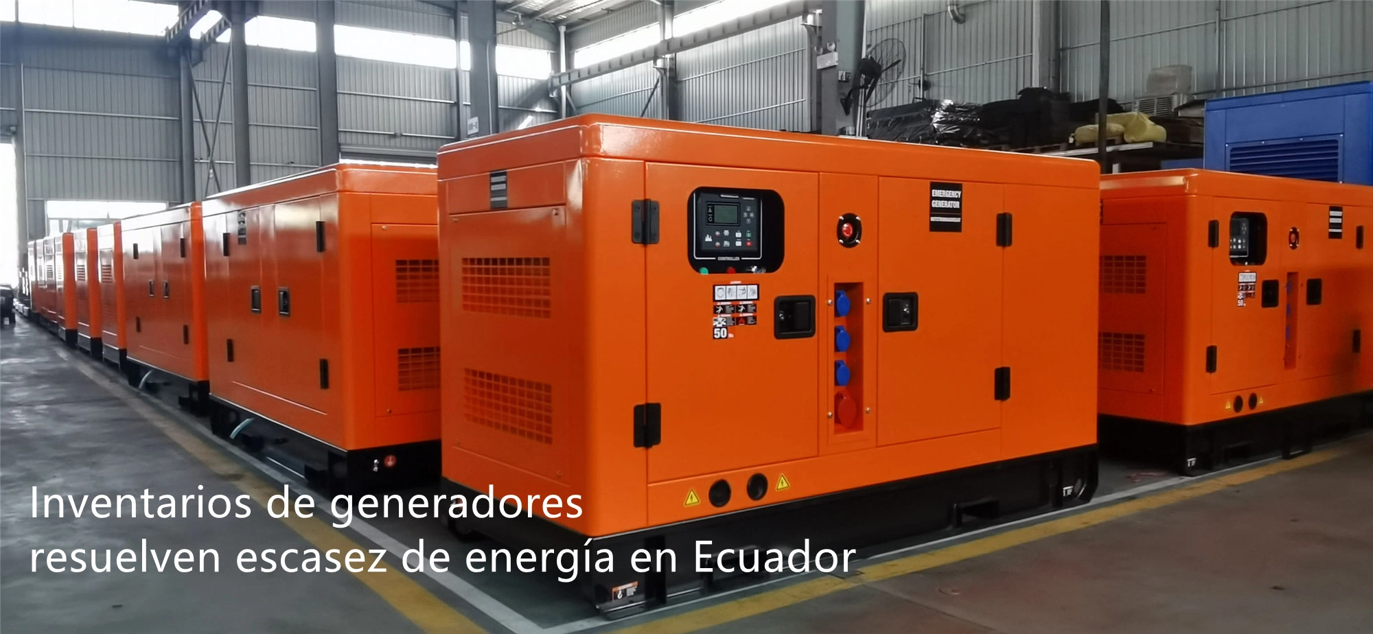 Die 200 Dieselgeneratoren von EMEAN POWER auf Lager helfen Ecuador bei der Bewältigung des Strommangels